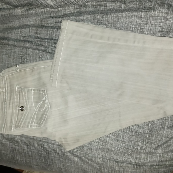 Women's INC Gray Jeans - Picture 1 of 8